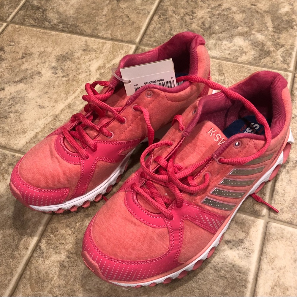 KSwiss pink fabric tennis shoes
